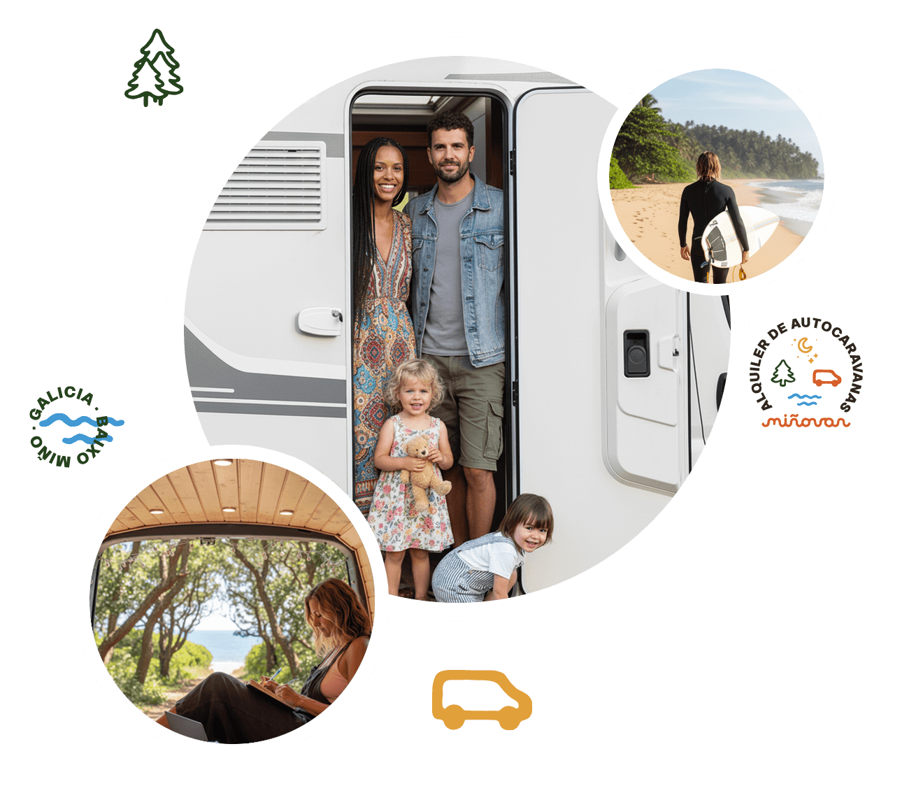 Imagen Alquiler de camper en Baixo Miño Galicia